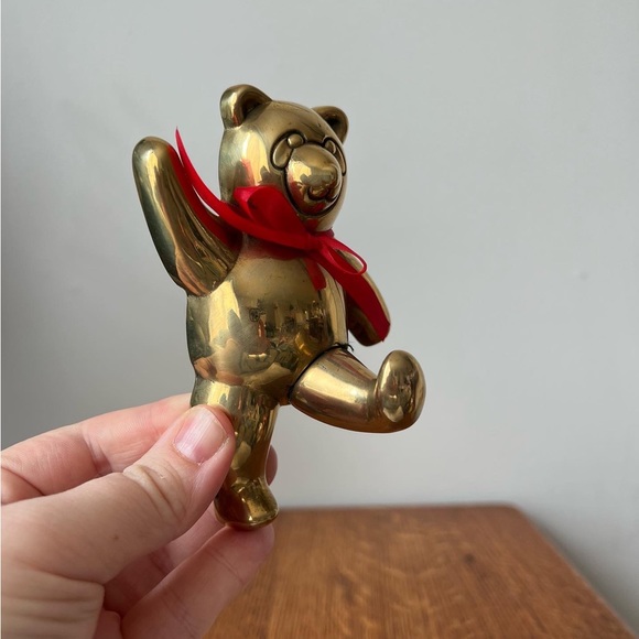 brass teddybear wall hook BNIB - Picture 2 of 7
